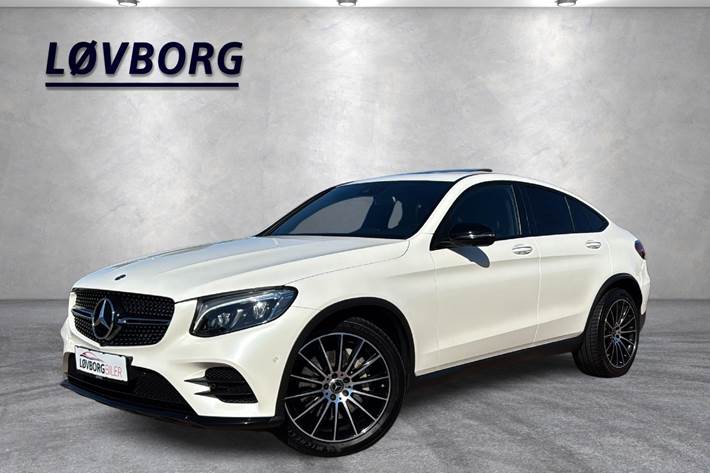 Hvid Mercedes GLC350 d fra 2017