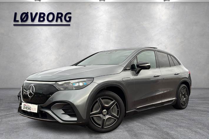 Grå Mercedes EQE350 SUV fra 2023