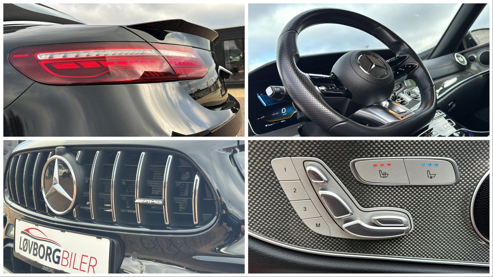 Sort Mercedes E53 fra 2020