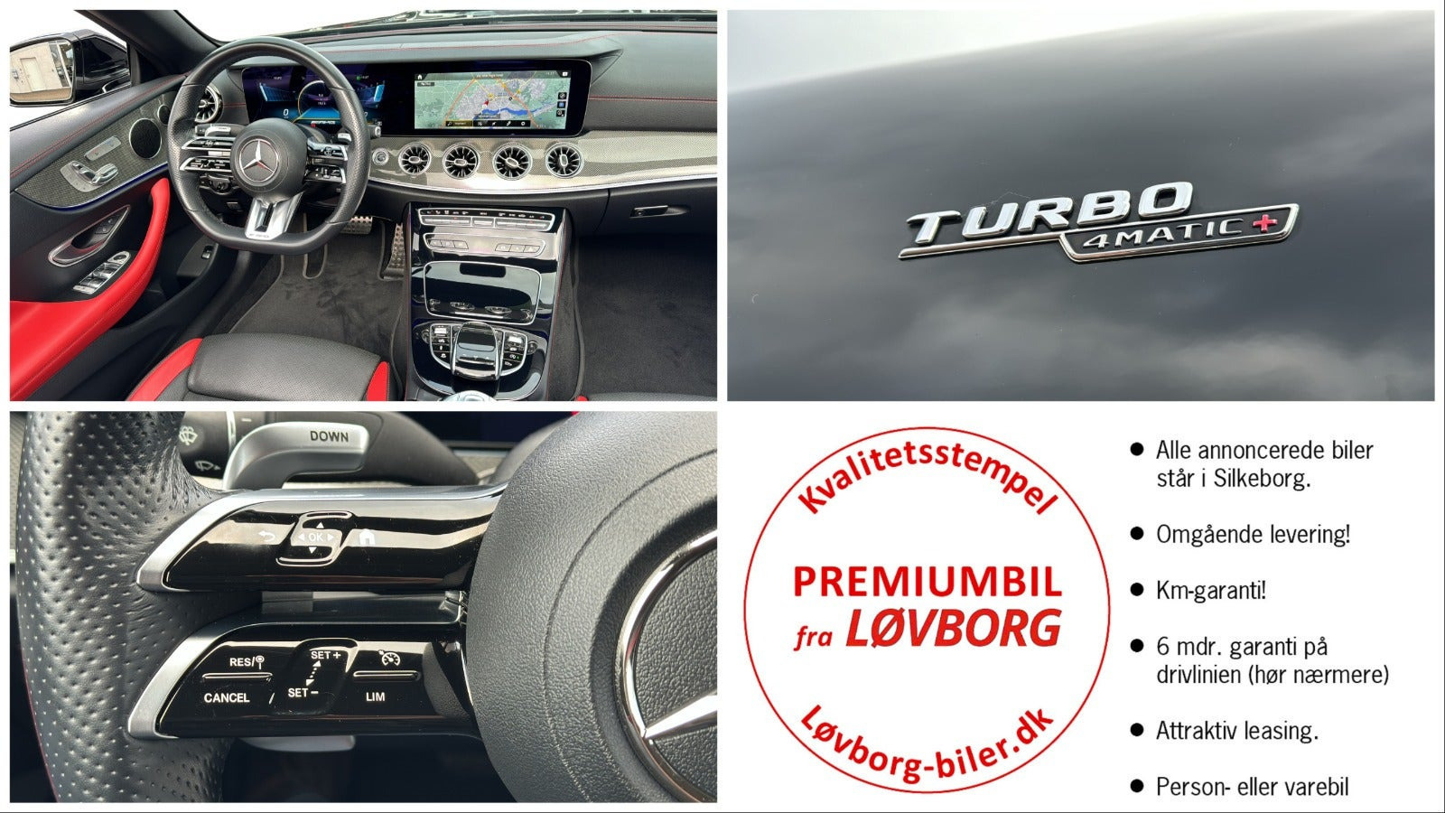 Sort Mercedes E53 fra 2020