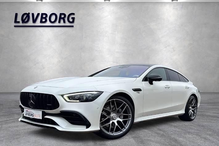 Hvid Mercedes AMG GT 43 fra 2020