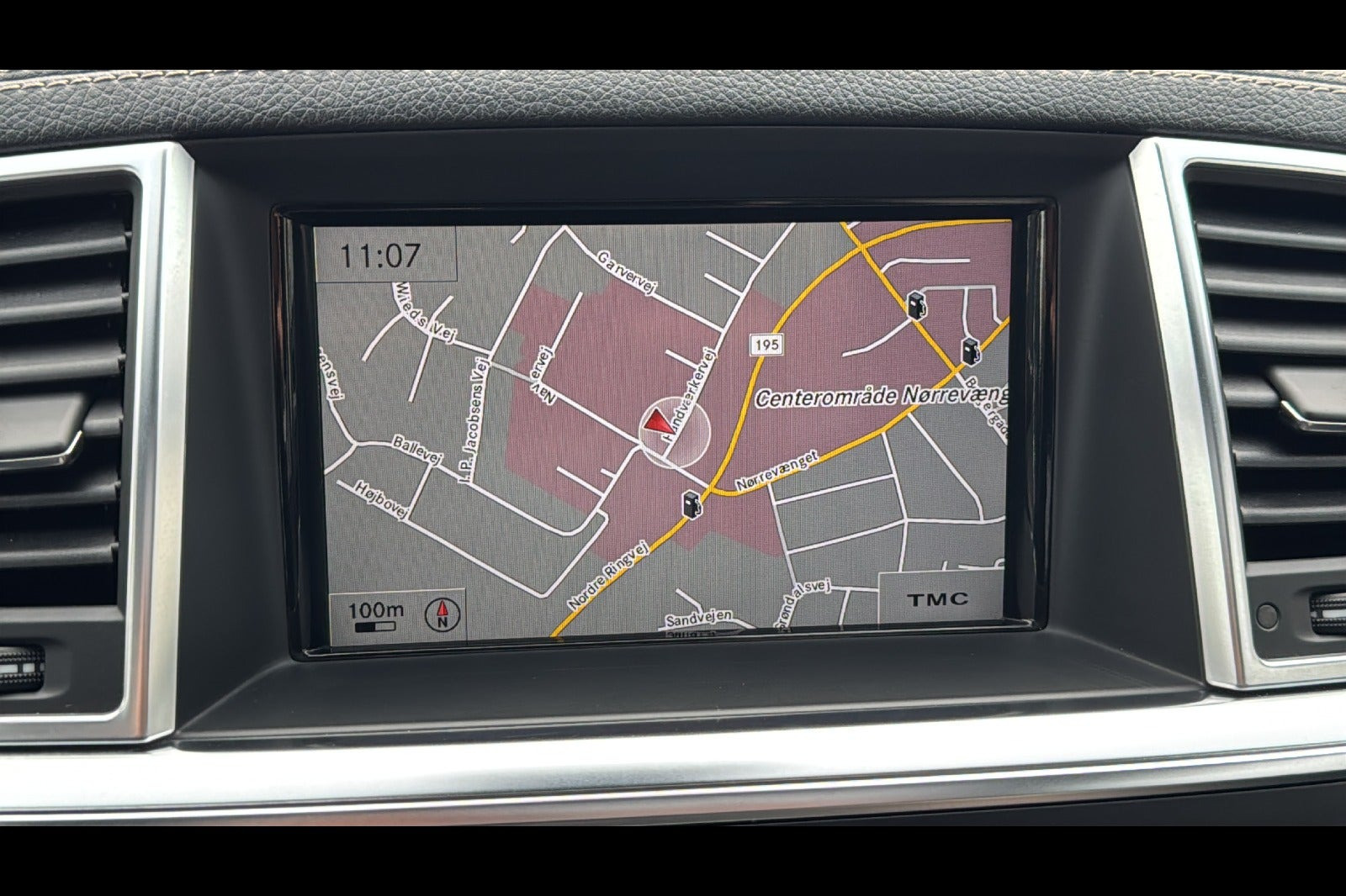 Sort Mercedes ML350 fra 2012