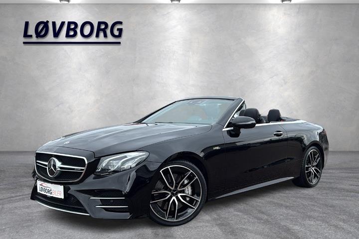 Sort Mercedes E53 fra 2018 set udefra