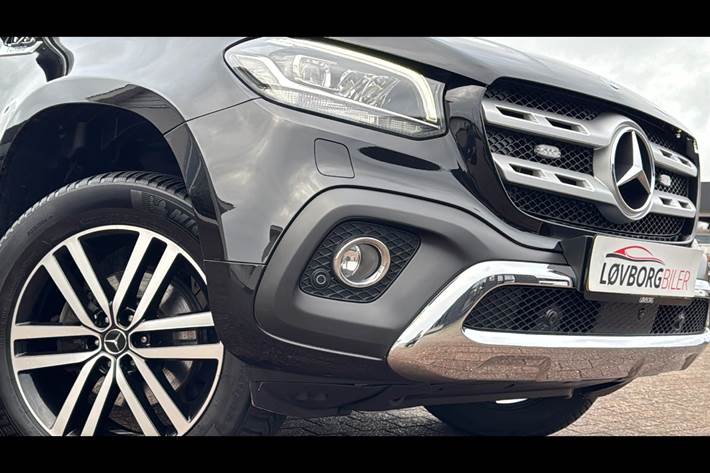 Sort Mercedes X350 d fra 2019