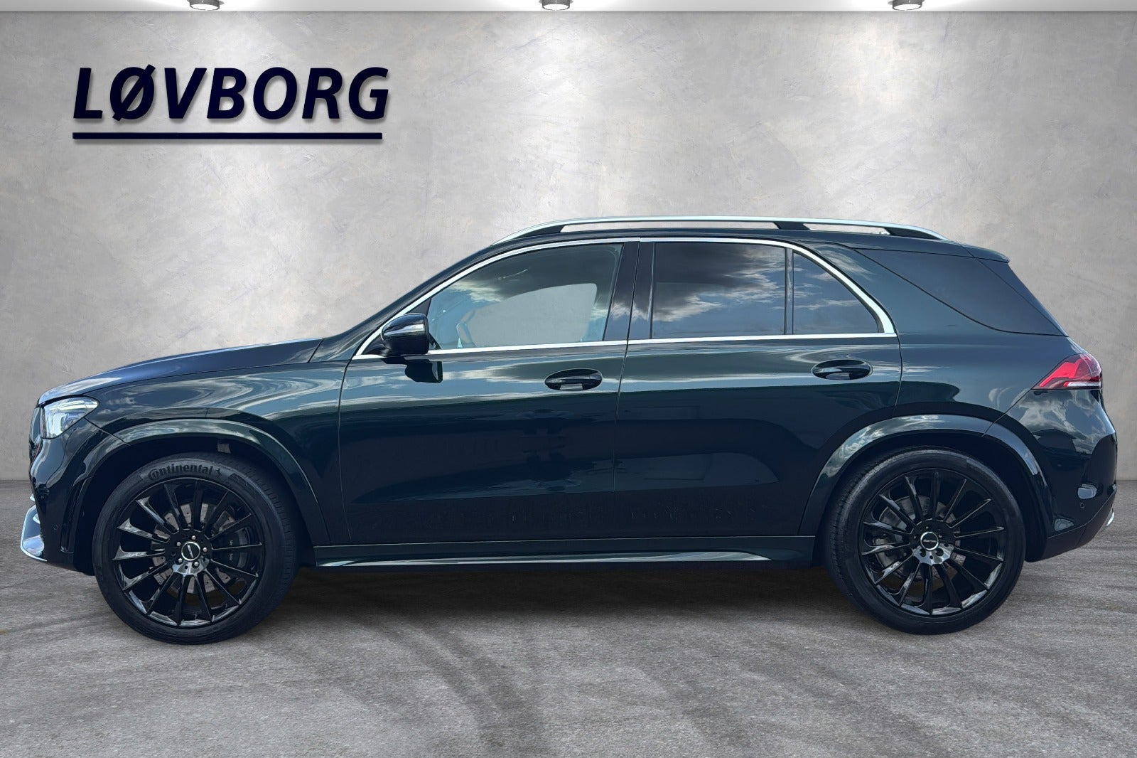 Grøn Mercedes GLE350 d fra 2020