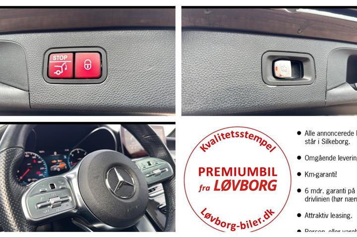 Grå Mercedes GLC400 d fra 2020
