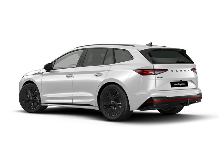 Hvid Skoda Enyaq fra 2026