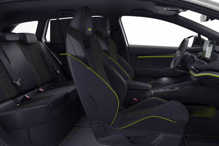 Hvid Skoda Enyaq fra 2026