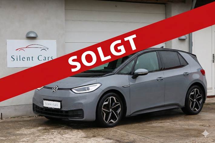 Grå VW ID.3 fra 2022 set udefra