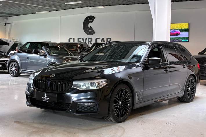 Sort BMW 520d fra 2020
