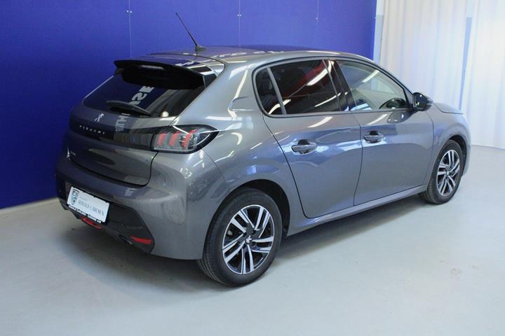 Grå Peugeot 208 fra 2020