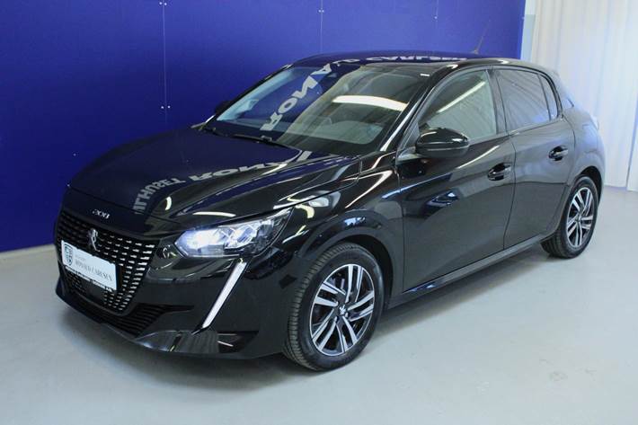 Sort Peugeot 208 fra 2020