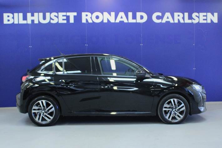 Sort Peugeot 208 fra 2020