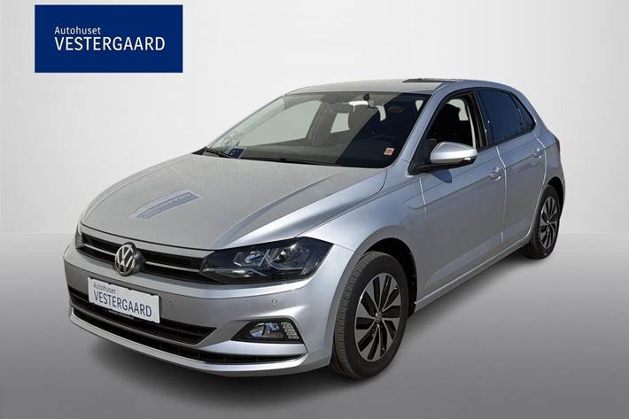 Sølv VW Polo fra 2020