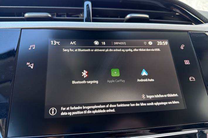 Rød Opel Corsa-e fra 2024