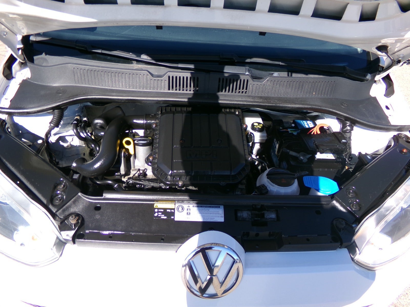 Hvid VW UP! fra 2013