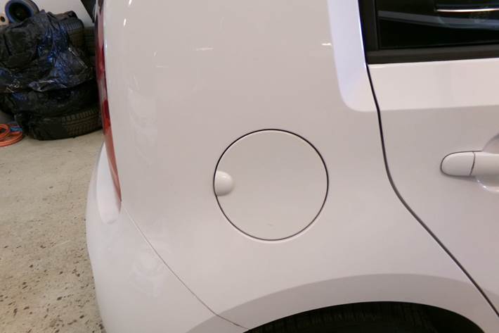 Hvid VW UP! fra 2013