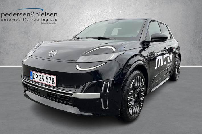 Sort Nissan Micra fra 2025 set udefra