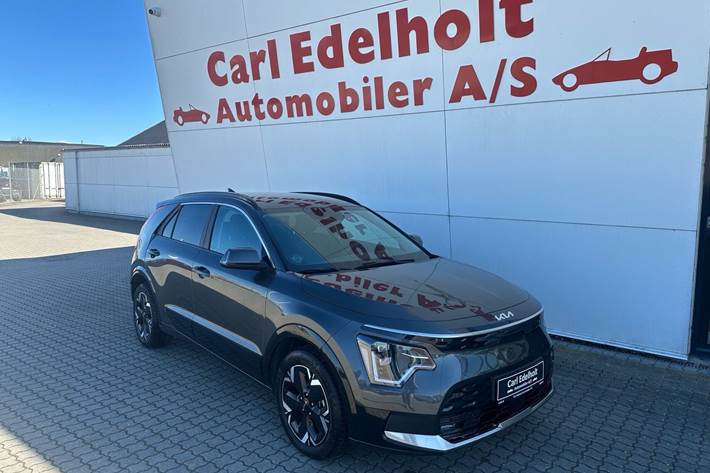 Grå Kia Niro EV fra 2024