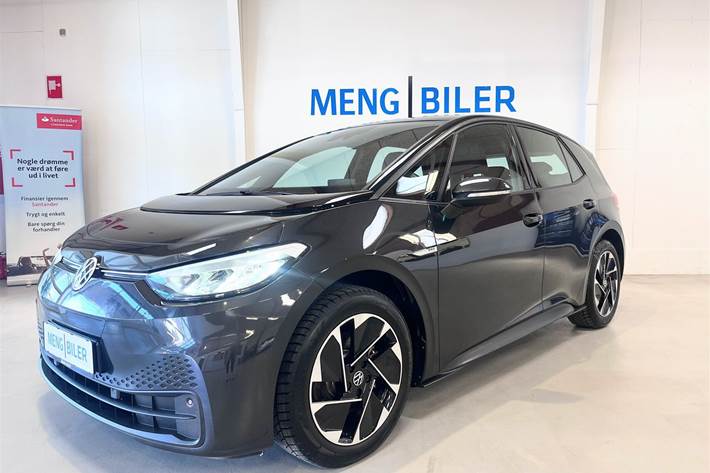 Grå VW ID.3 fra 2021