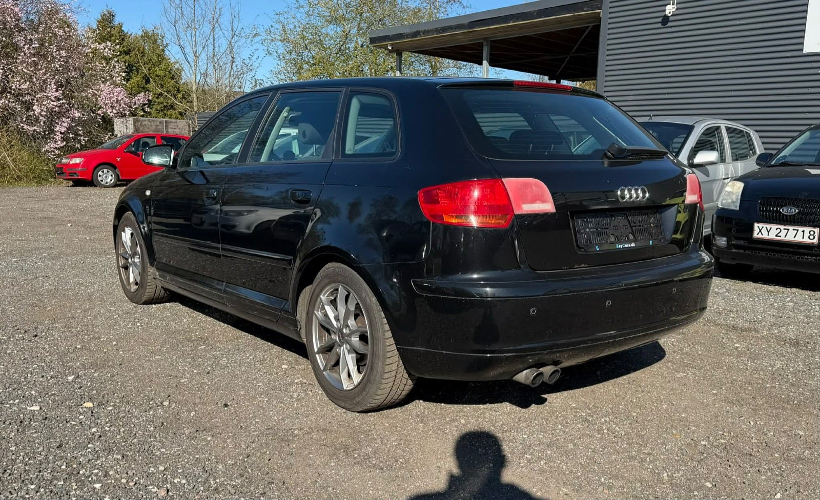 Sort Audi A3 fra 2007