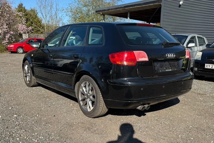 Sort Audi A3 fra 2007