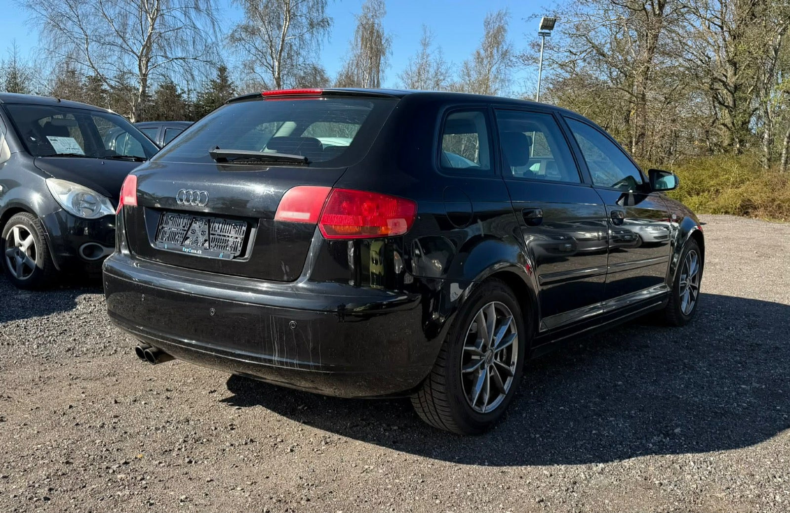 Sort Audi A3 fra 2007