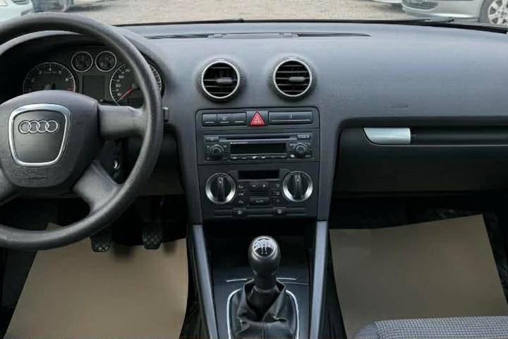 Sort Audi A3 fra 2007