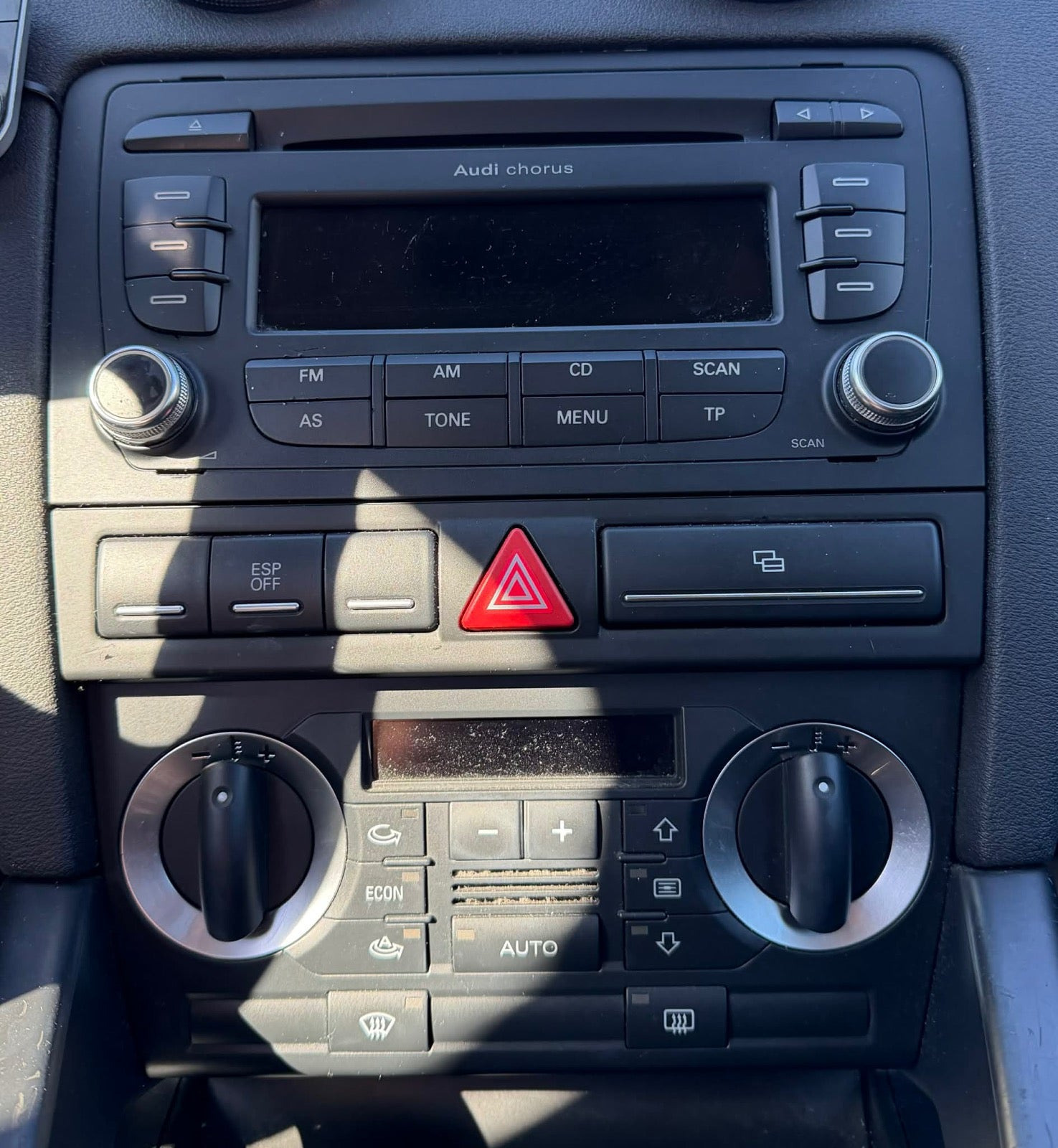 Sort Audi A3 fra 2007