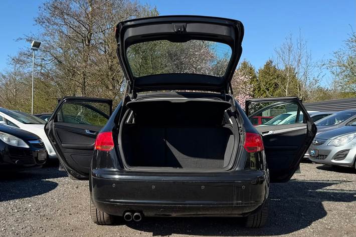 Sort Audi A3 fra 2007