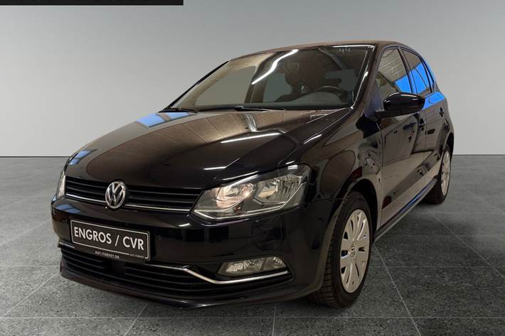 Sort VW Polo fra 2016
