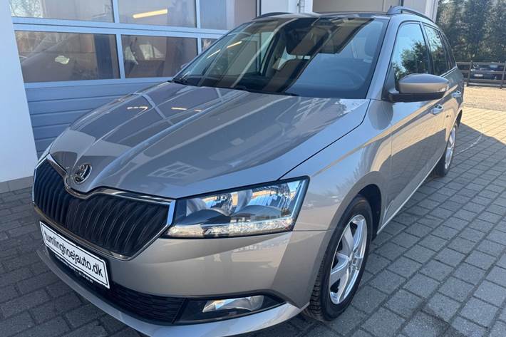 Grå Skoda Fabia fra 2019