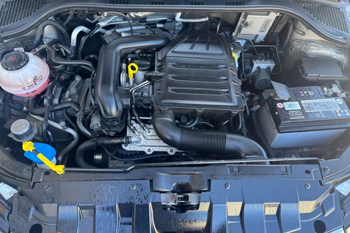 Grå Skoda Fabia fra 2019