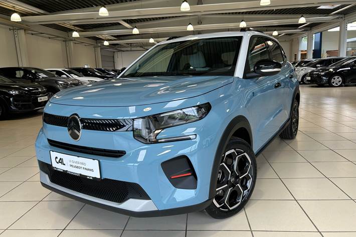 Blå Citroën ë-C3 fra 2025