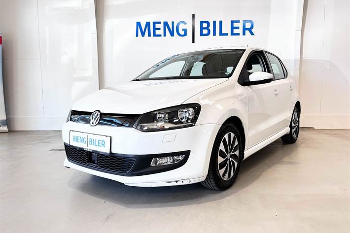 Hvid VW Polo fra 2017
