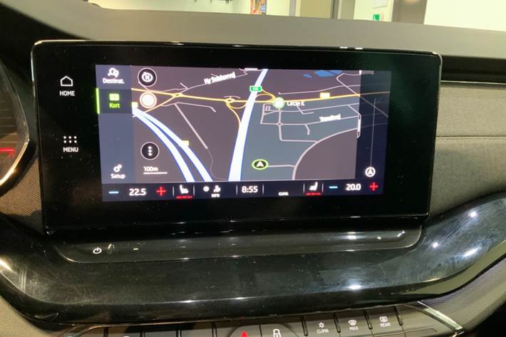 Blå Skoda Octavia fra 2020