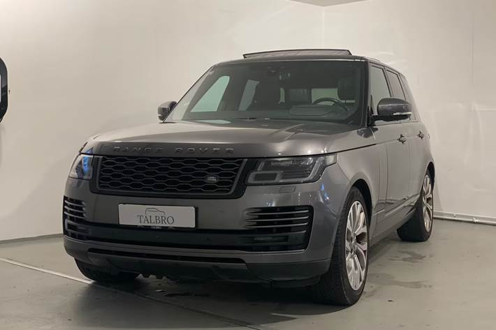 Grå Land Rover Range Rover fra 2018
