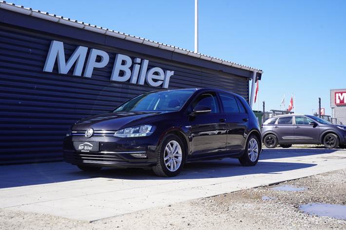 Sort VW Golf VII fra 2019