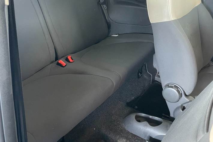 Blå Fiat 500 fra 2010