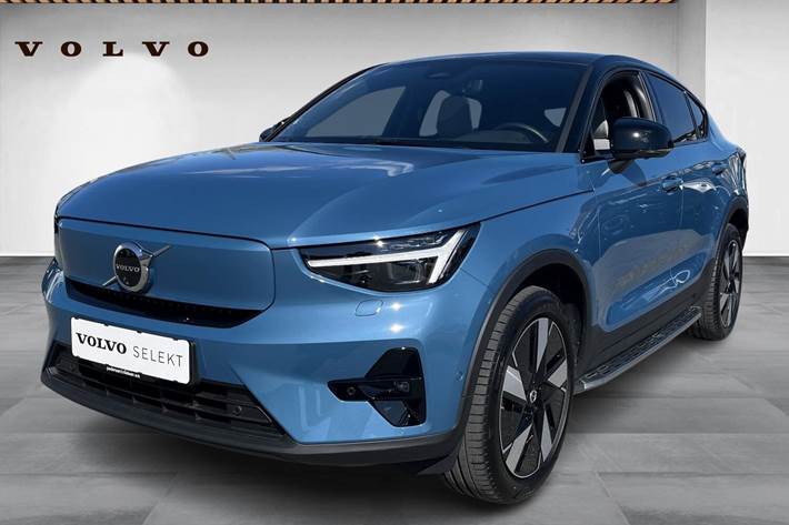 Blå Volvo EC40 fra 2025