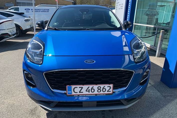 Blå Ford Puma fra 2021