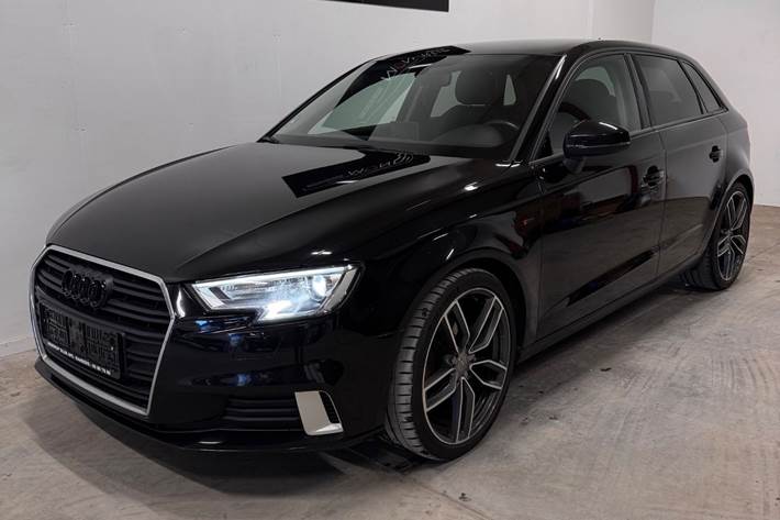 Sort Audi A3 fra 2018