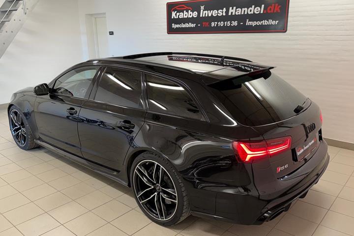 Sort Audi RS6 fra 2018