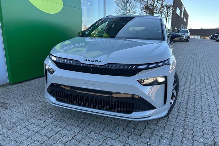 Grå Skoda Enyaq fra 2026