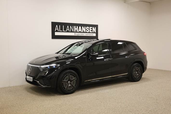 Sort Mercedes EQS450+ SUV fra 2023