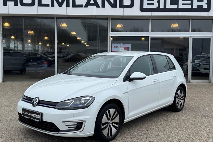 Hvid VW e-Golf VII fra 2017