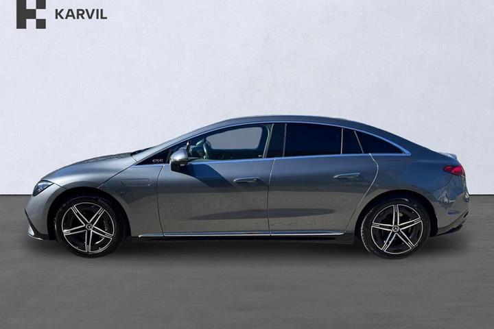 Grå Mercedes EQE350+ fra 2024