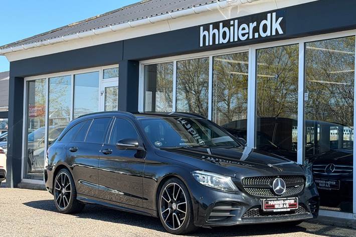 Sort Mercedes C220 d fra 2019