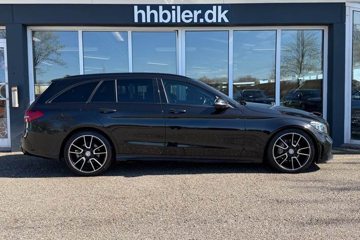 Sort Mercedes C220 d fra 2019