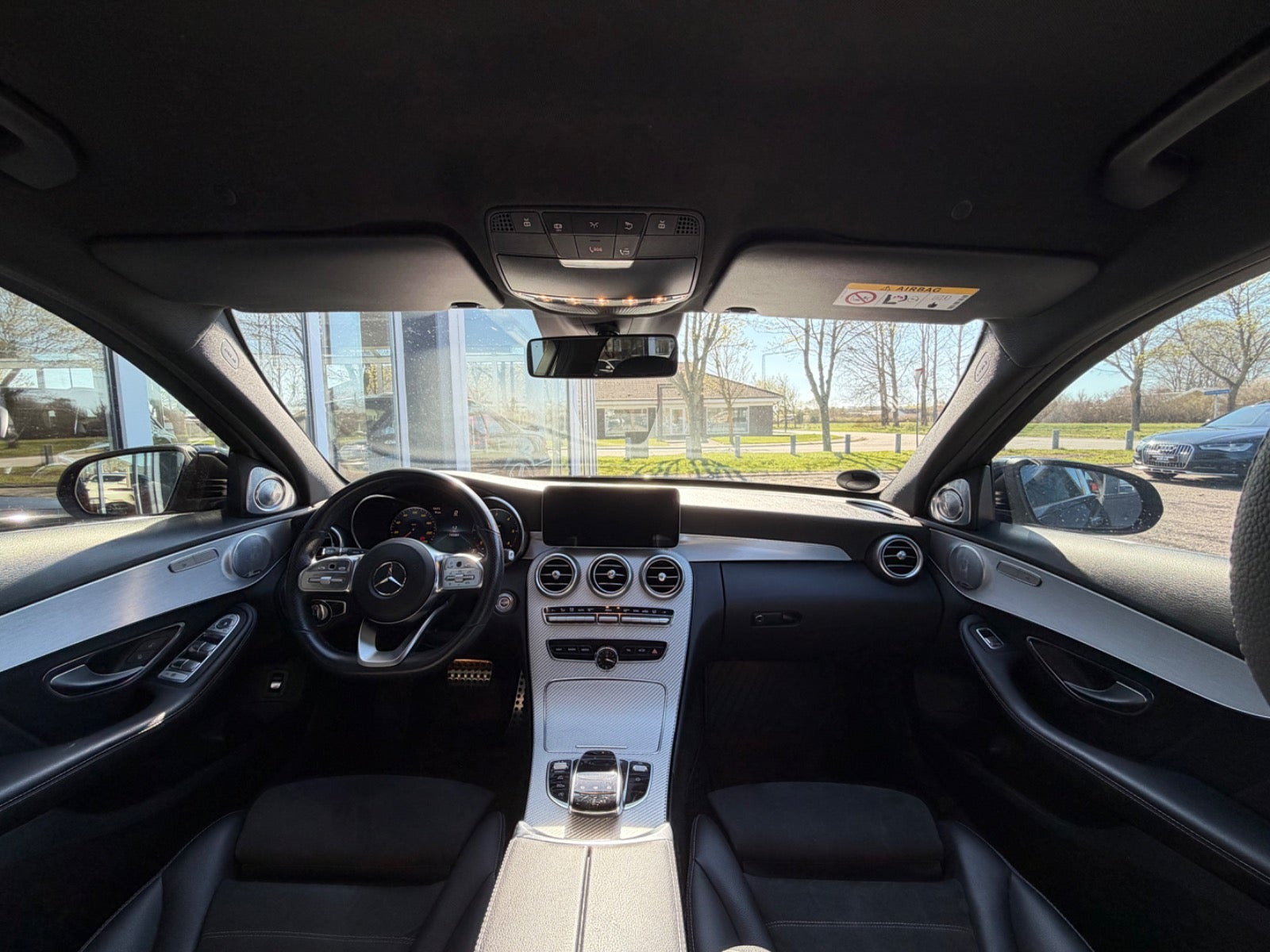 Sort Mercedes C220 d fra 2019